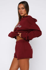 The Good Life Lounge Shorts Burgundy