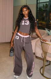 Trying Too Hard Track Pants Volcanic