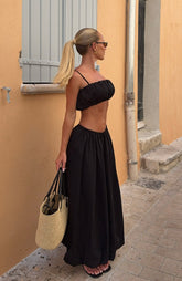 All I Wanted Was You Midi Skirt Black