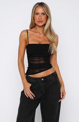 Sugar Honey Top Black