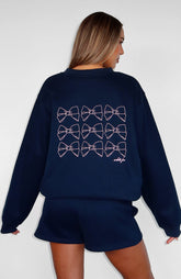 Got What You Need Oversized Sweater Dark Navy