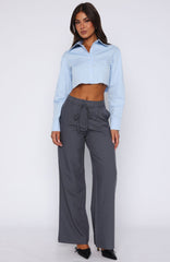 Thanks For Nothing Pants Slate Grey