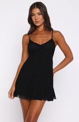 Forget About Him Mini Dress Black