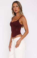 Don't Reply Bustier Cherry Cola