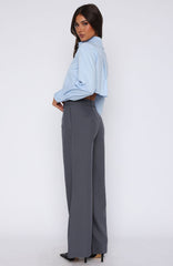 Thanks For Nothing Pants Slate Grey