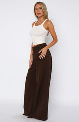 It's Now Or Never Pants Chocolate