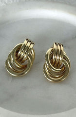 William Earrings Gold