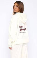Palm Springs Edition Oversized Hoodie Cream