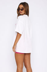 Pick Up Shells Oversized Tee White