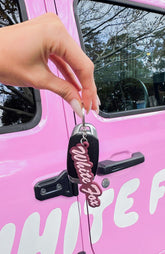 Move Maker Keychain Merlot/Pink