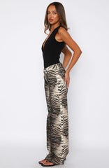 Tokyo Low Rise Wide Leg Jeans Tiger Mirage