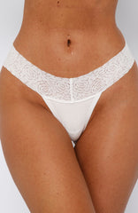 To Hold You 3-Pack Underwear Set White