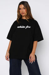 Call On You Oversized Tee Black