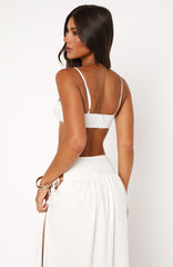 I Know It's Hard Crop White