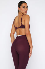 Motivate You Sports Bra Plum
