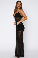 Not The One Maxi Skirt Black