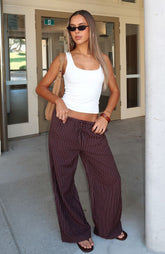 Lost Your Chance Pants Chocolate