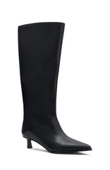 Juliette Knee High Boots Black Crinkle
