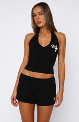 Made Me Better Top Black