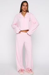 Bedtime Bliss Pyjama Set Soft Pink
