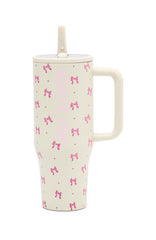 Colson Drink Bottle 1.2 Litre Cream Bows