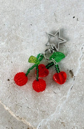 Harrison Key Ring Red Cherry