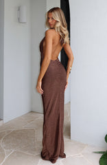 Hide Your Flaws Maxi Dress Bronze