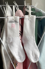 Lucky Thirteen Audrina Socks White