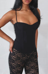 Moonlight Dance Bustier Black