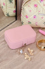 Nylah Jewellery Case Baby Pink