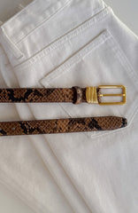 Rex Belt Snake/Vintage Gold