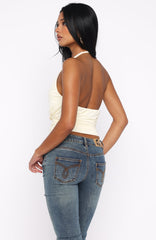 Show Stopping Halter Top Cream