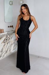 Slow Dance With Me Maxi Dress Black