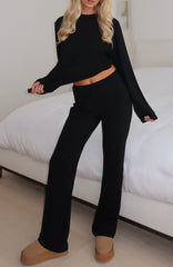 Slow Life Pyjama Pants Black