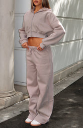 Stay Lifted Wide Leg Sweatpants Cinnamon