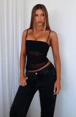 Sugar Honey Top Black