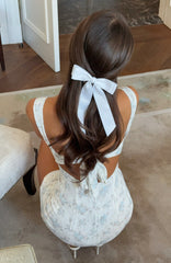 Sweet Serenity Bow Hair Clip White