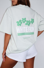 Tropic Time Oversized Tee Sage