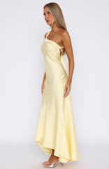 Miss Those Days Maxi Dress Lemon