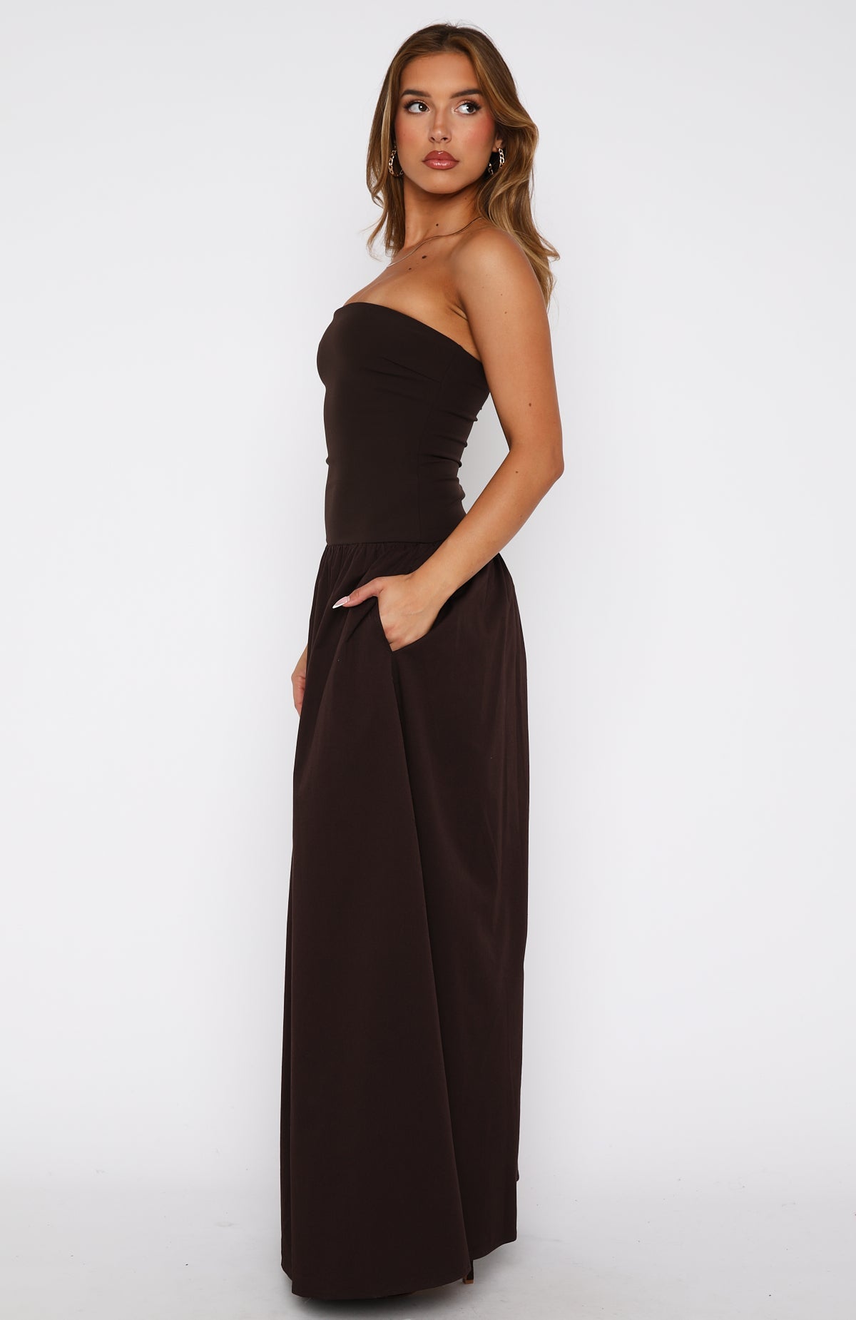 Take Back Maxi Dress Chocolate