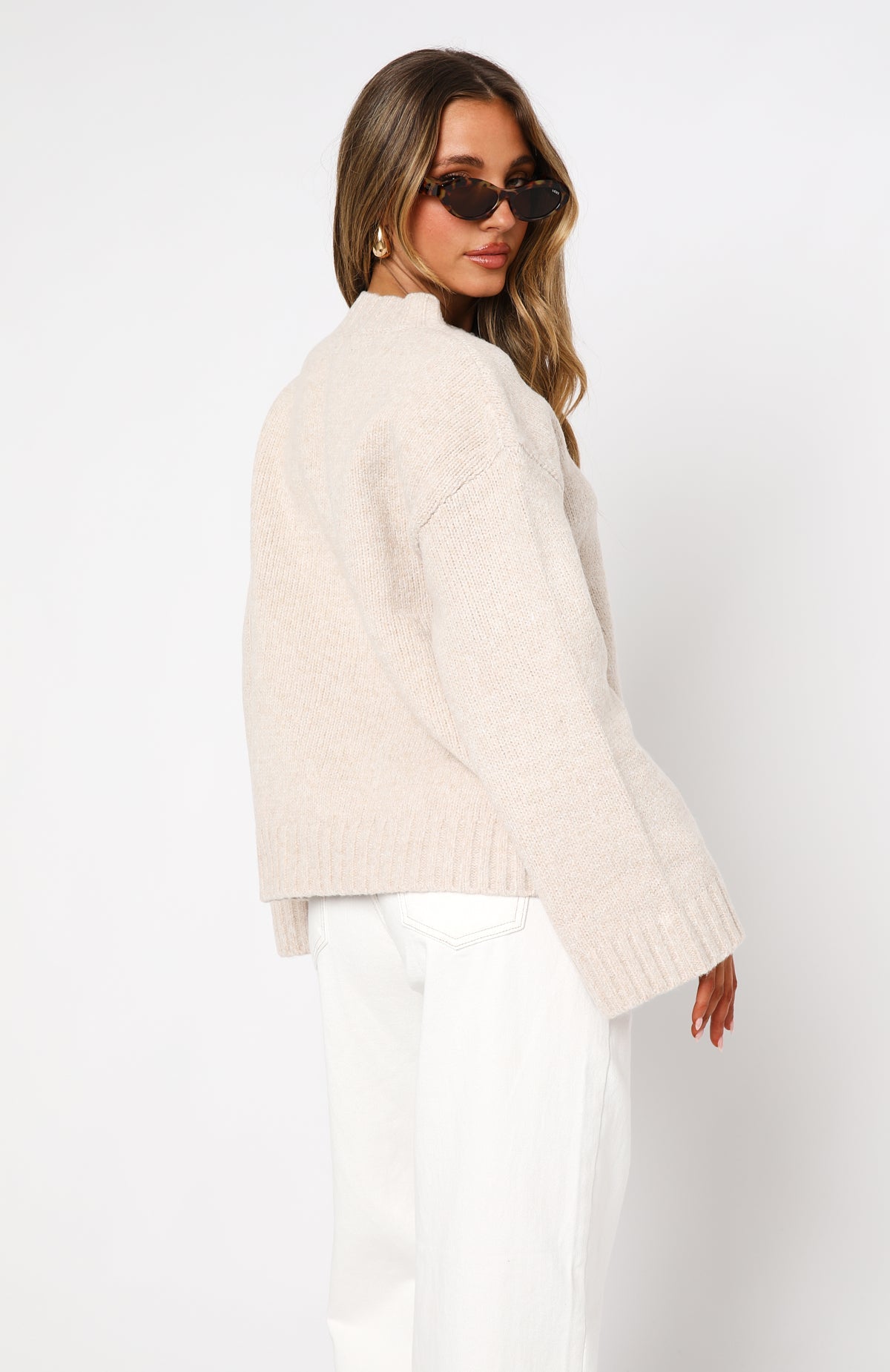 Winter's Chill Knit Sweater Oat