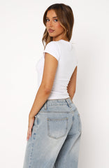 Kind Regards Baby Tee White