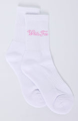 Season 7 Socks White/Pink