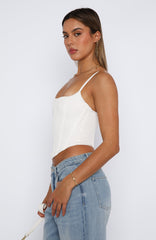 Same Old Song Bustier White