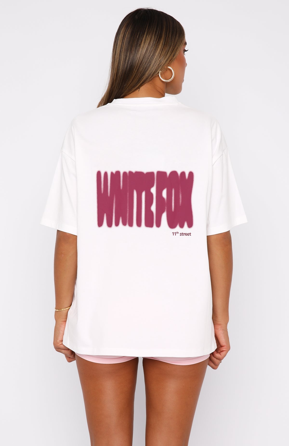 11th Street New York Or Nowhere Oversized Tee Berry Blast