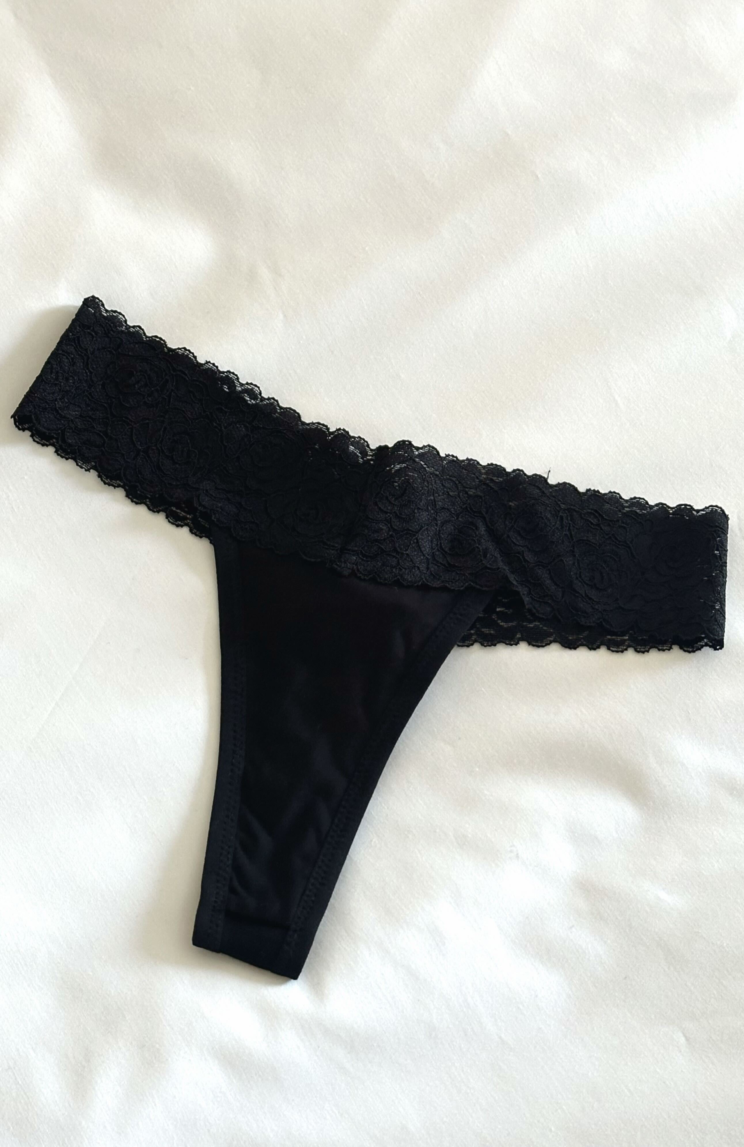 To Hold You 3-Pack Underwear Set Black