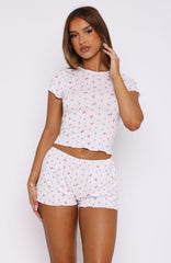 Dreamy Pyjama Top Pink Blossom