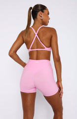 High Definition Sports Bra Baby Pink