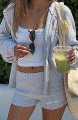 Floating By Knit Shorts Grey Marle