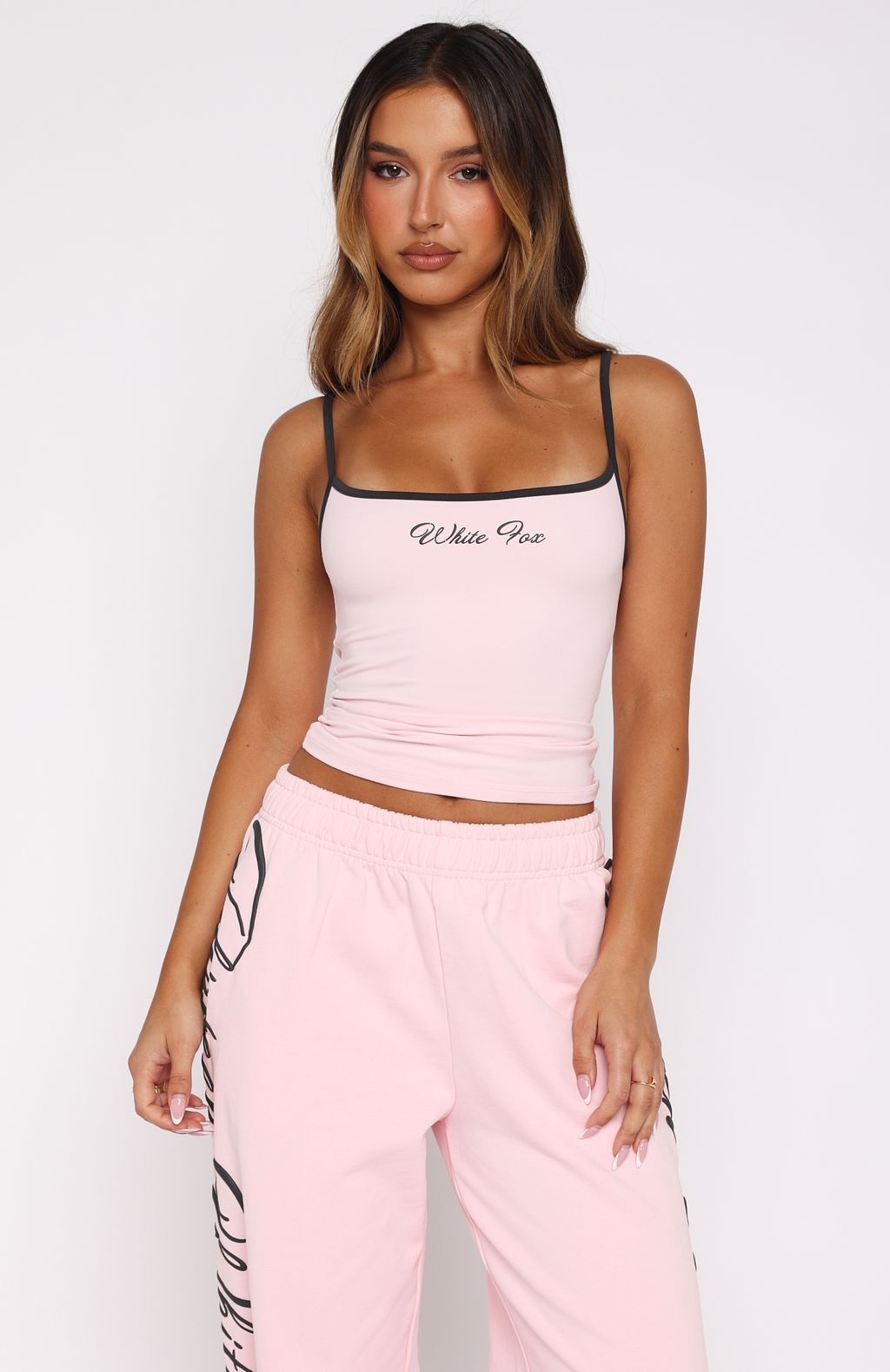 Lucky Thirteen Shaya Singlet Soft Pink